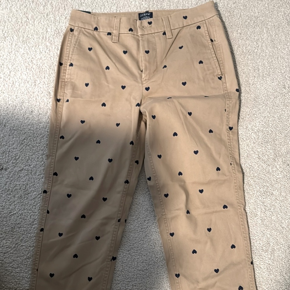 J. Crew High-Rise Girlfriend Chino Pants - Tan